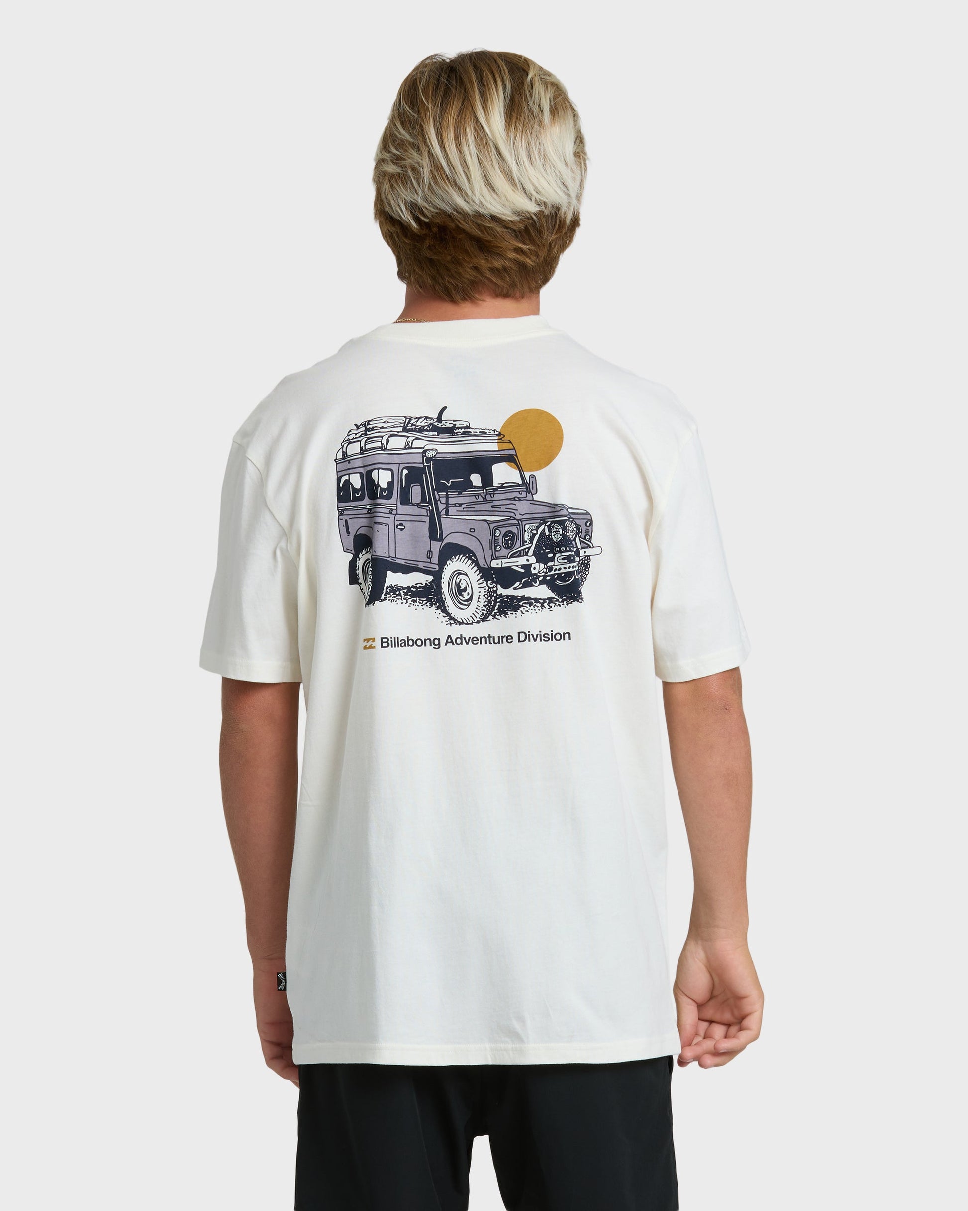 BILLABONG MAKE TRACKS ADIV PREMIUM SS - Off White - Dos