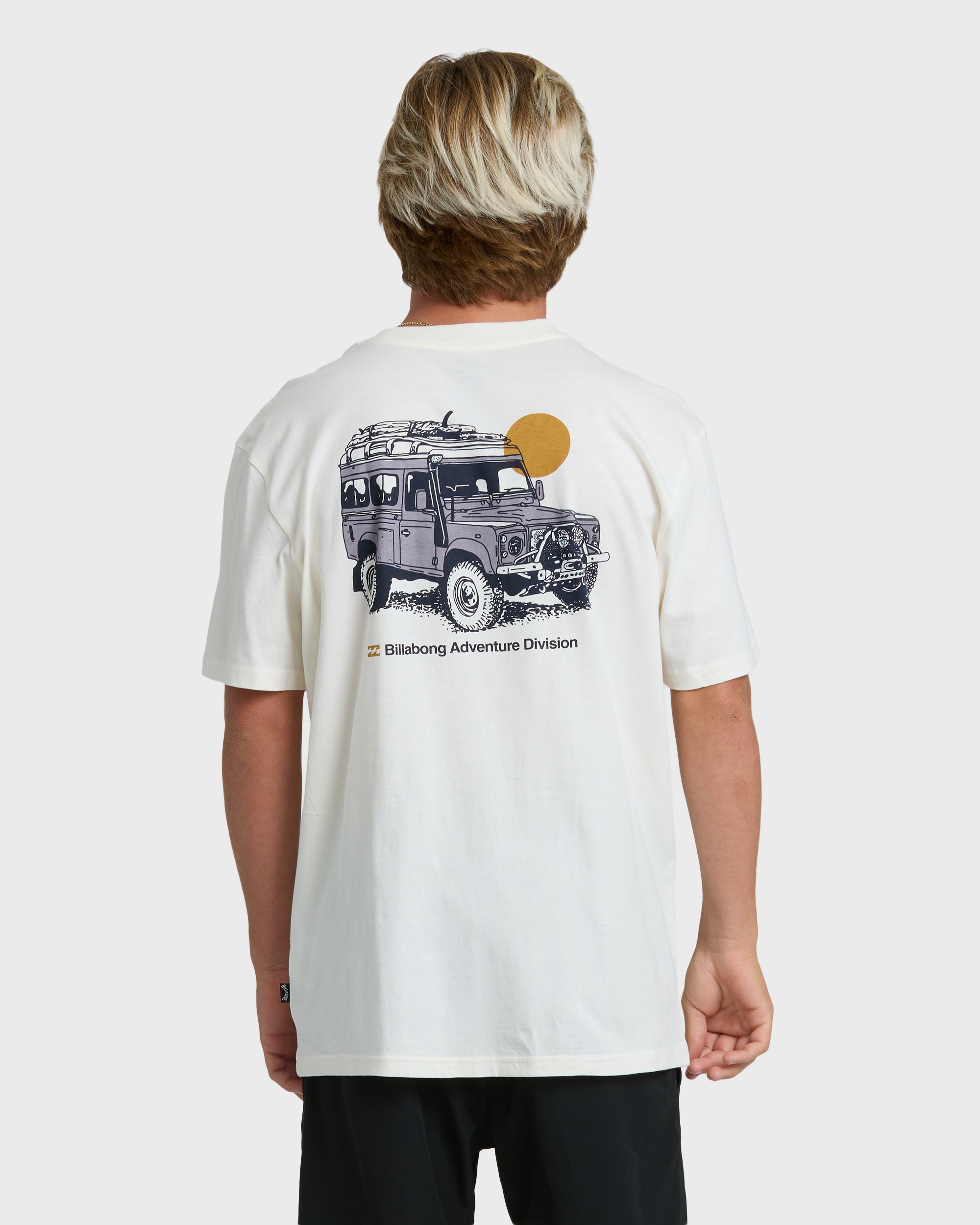 BILLABONG MAKE TRACKS ADIV PREMIUM SS - Off White - Dos