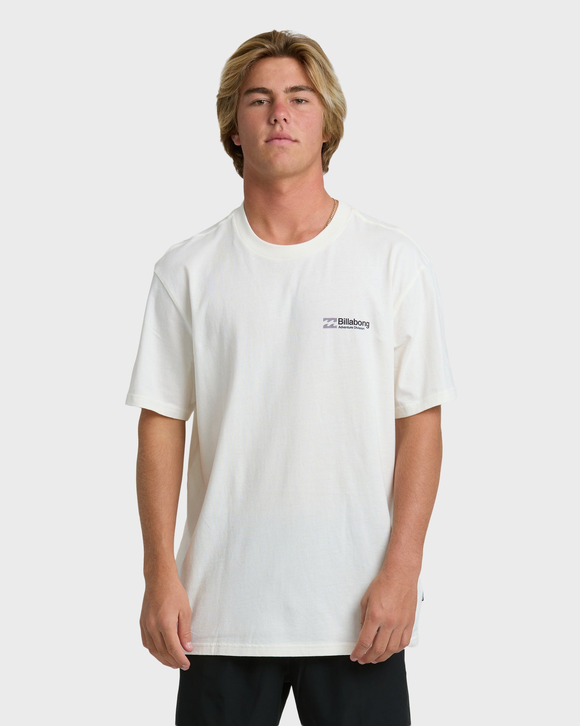 BILLABONG MAKE TRACKS ADIV PREMIUM SS - Off White - Face 2
