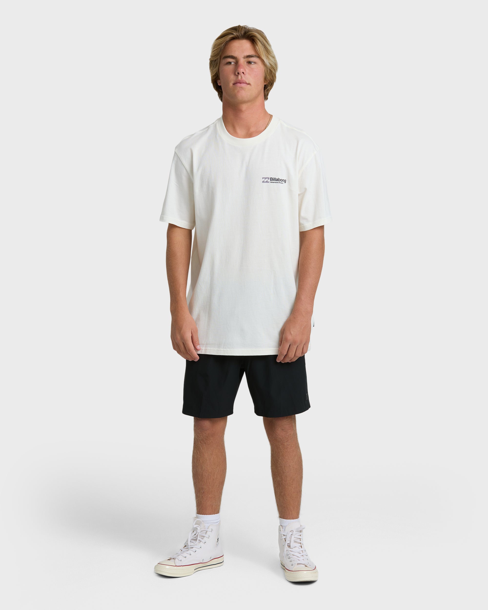 BILLABONG MAKE TRACKS ADIV PREMIUM SS - Off White