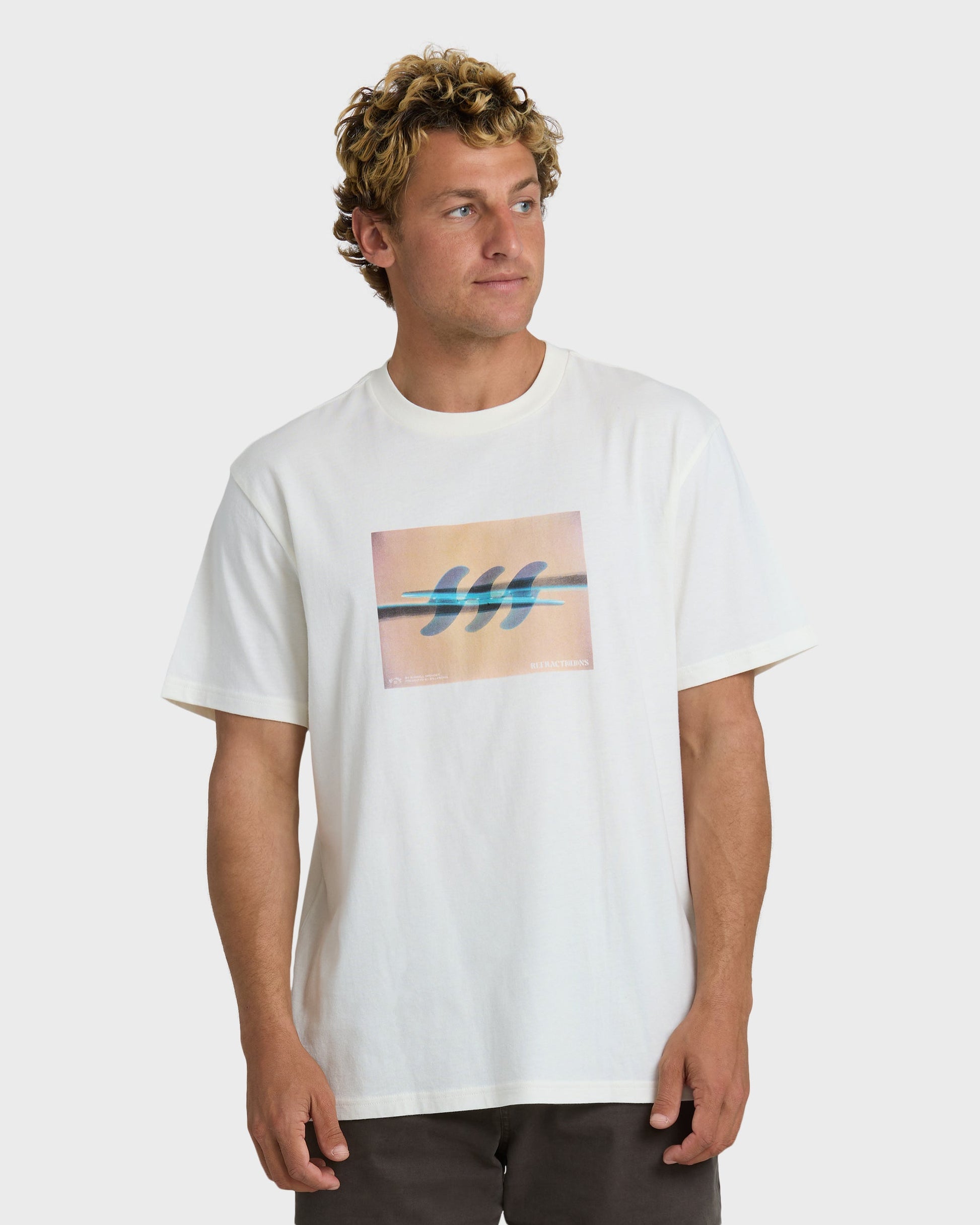 BILLABONG SUBCONSCIOUS PREMIUM SS - Off White - Face