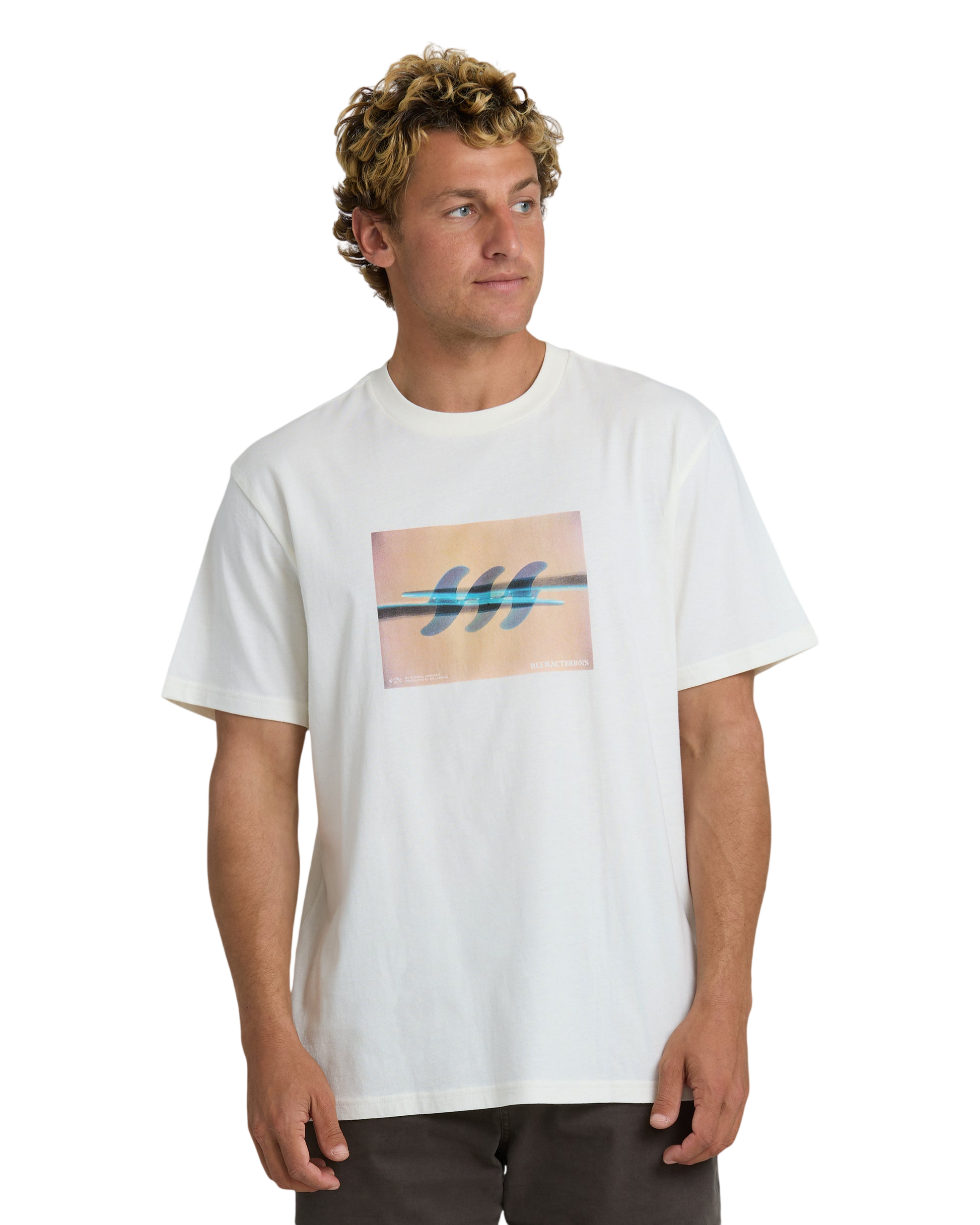 BILLABONG SUBCONSCIOUS PREMIUM SS - Off White - Face