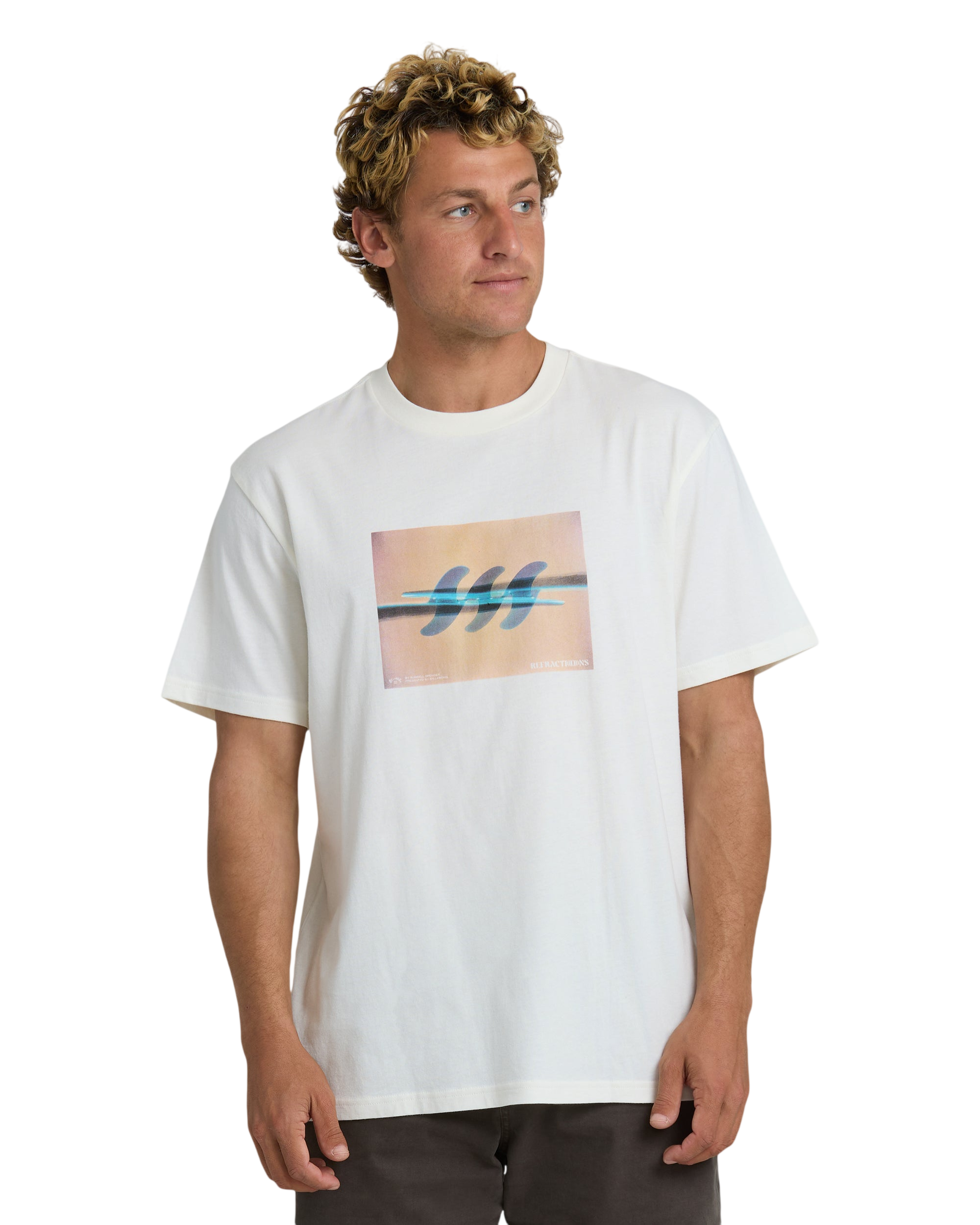 BILLABONG SUBCONSCIOUS PREMIUM SS - Off White - Face