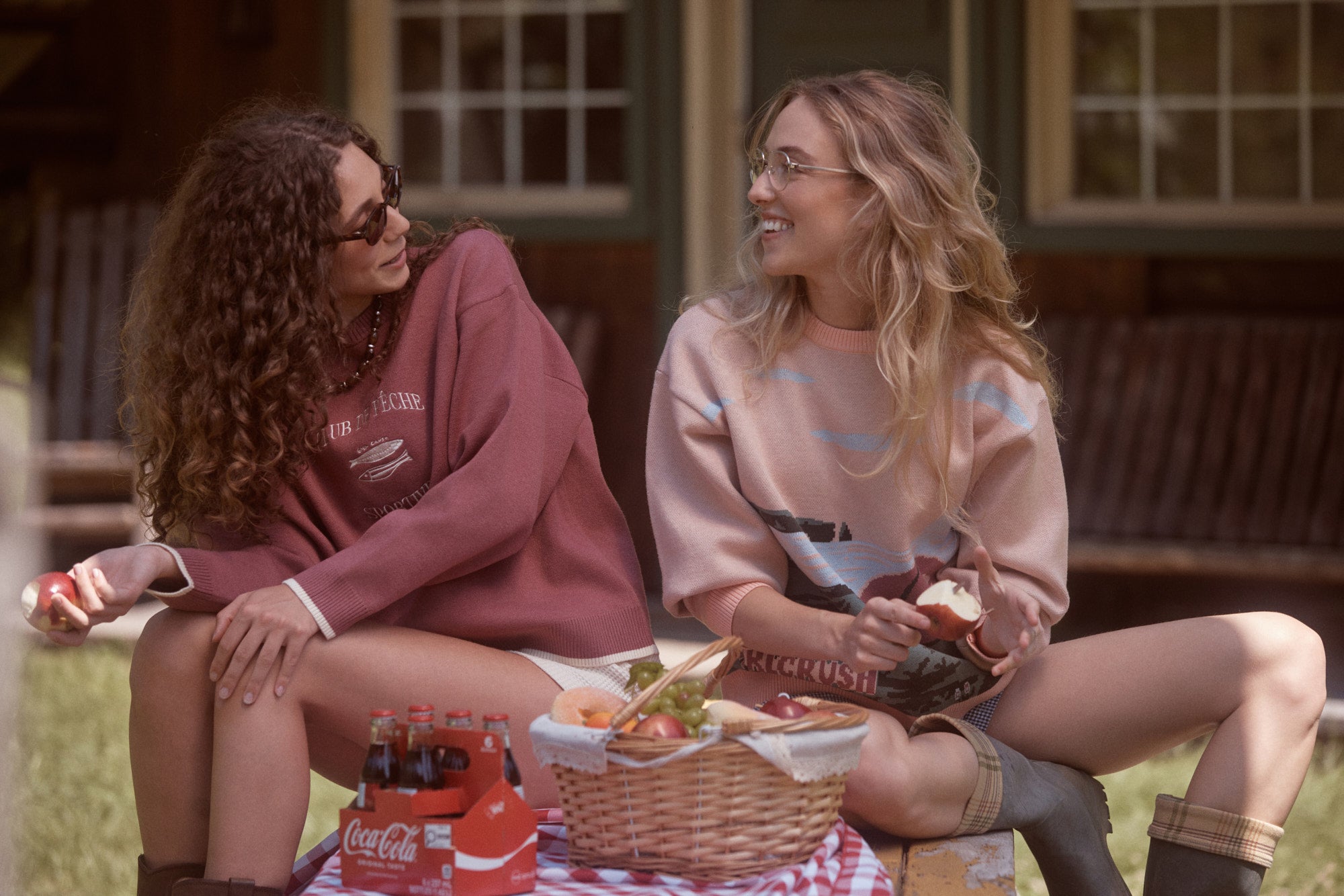 GIRL CRUSH W PULL - LE CLUB DE PÊCHE SPORTIVE - EN TRICOT À COL ROND