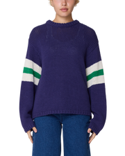 OBEY W ZONE STRIPE SWEATER