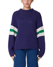 OBEY W ZONE STRIPE SWEATER