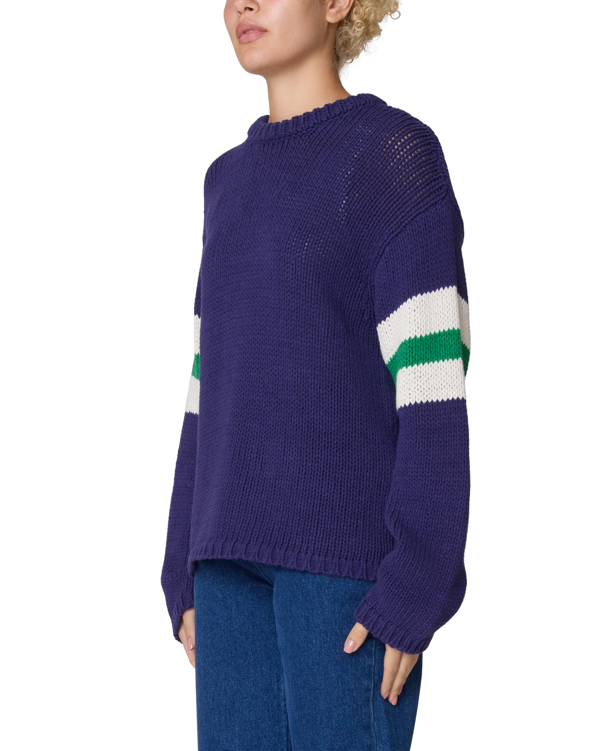 OBEY W ZONE STRIPE SWEATER
