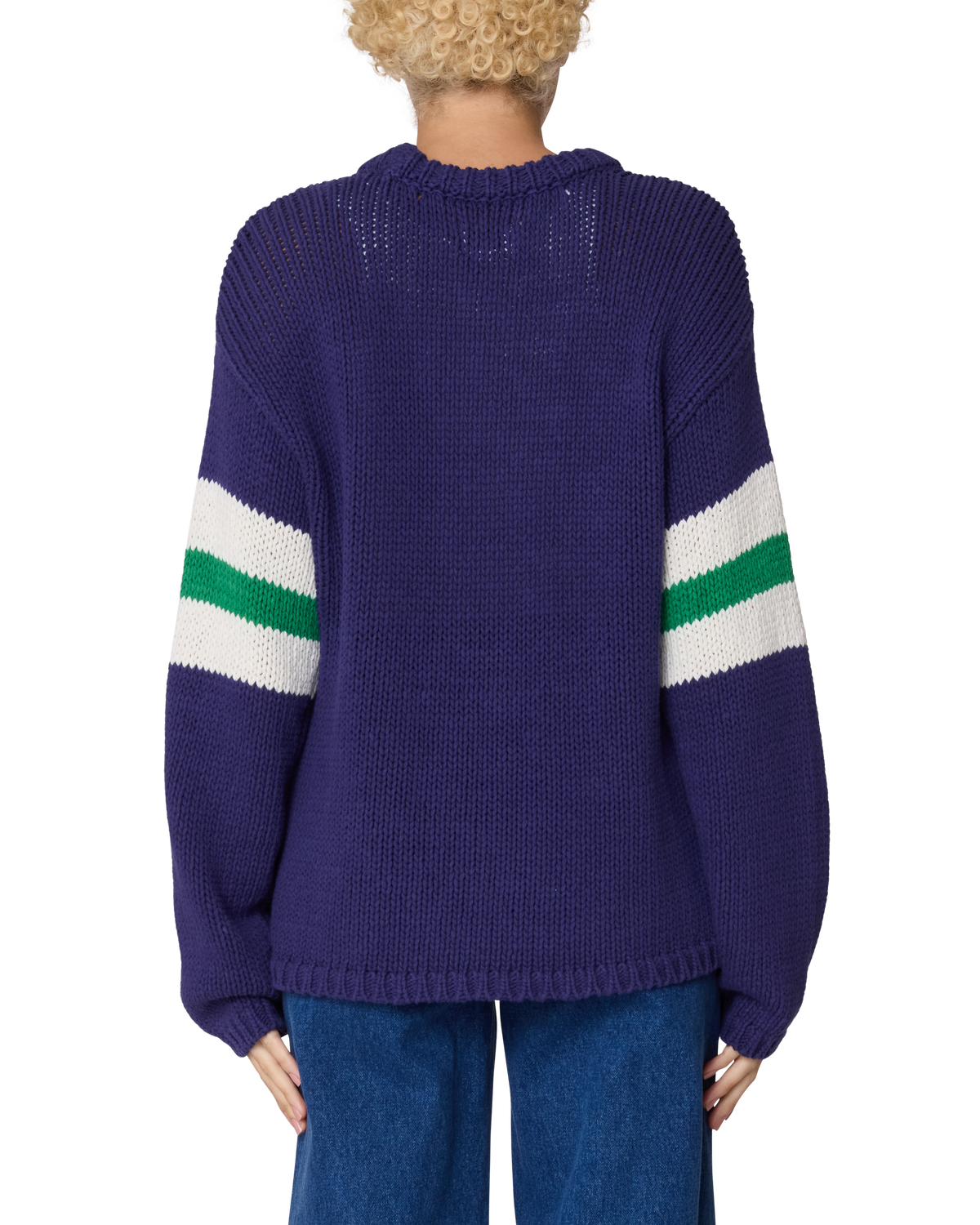 OBEY W ZONE STRIPE SWEATER