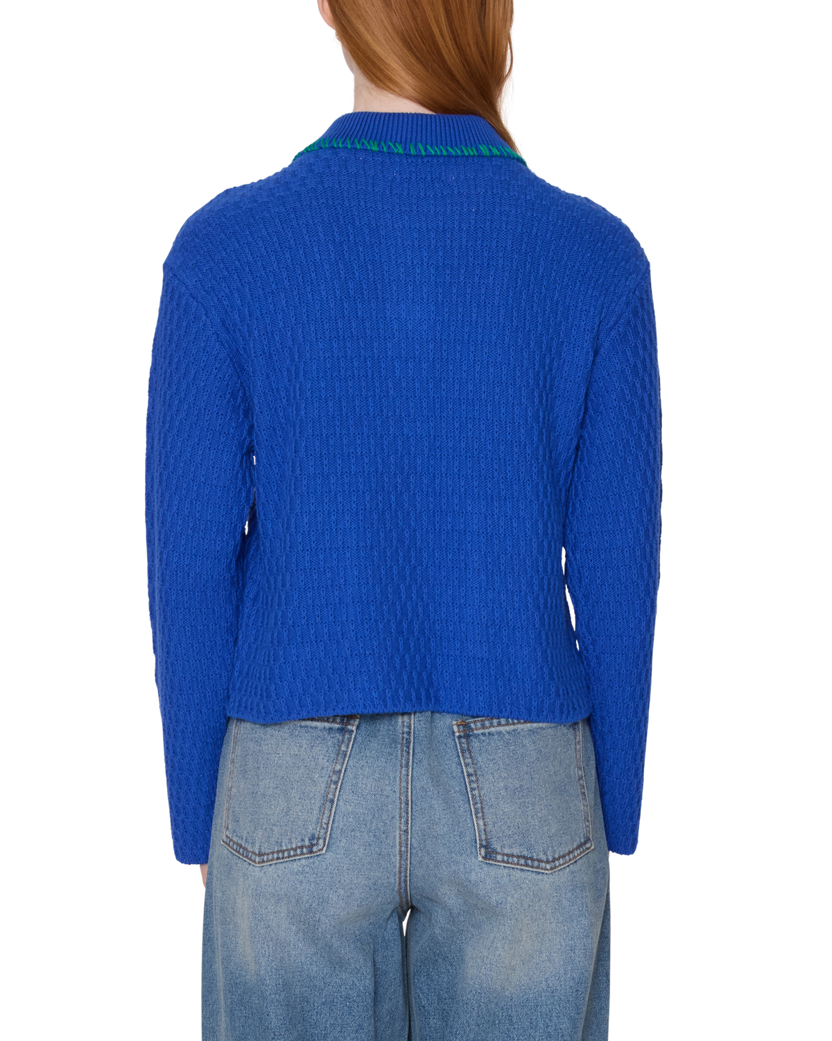 OBEY W AMELIE BUTTON DOWN SWEATER