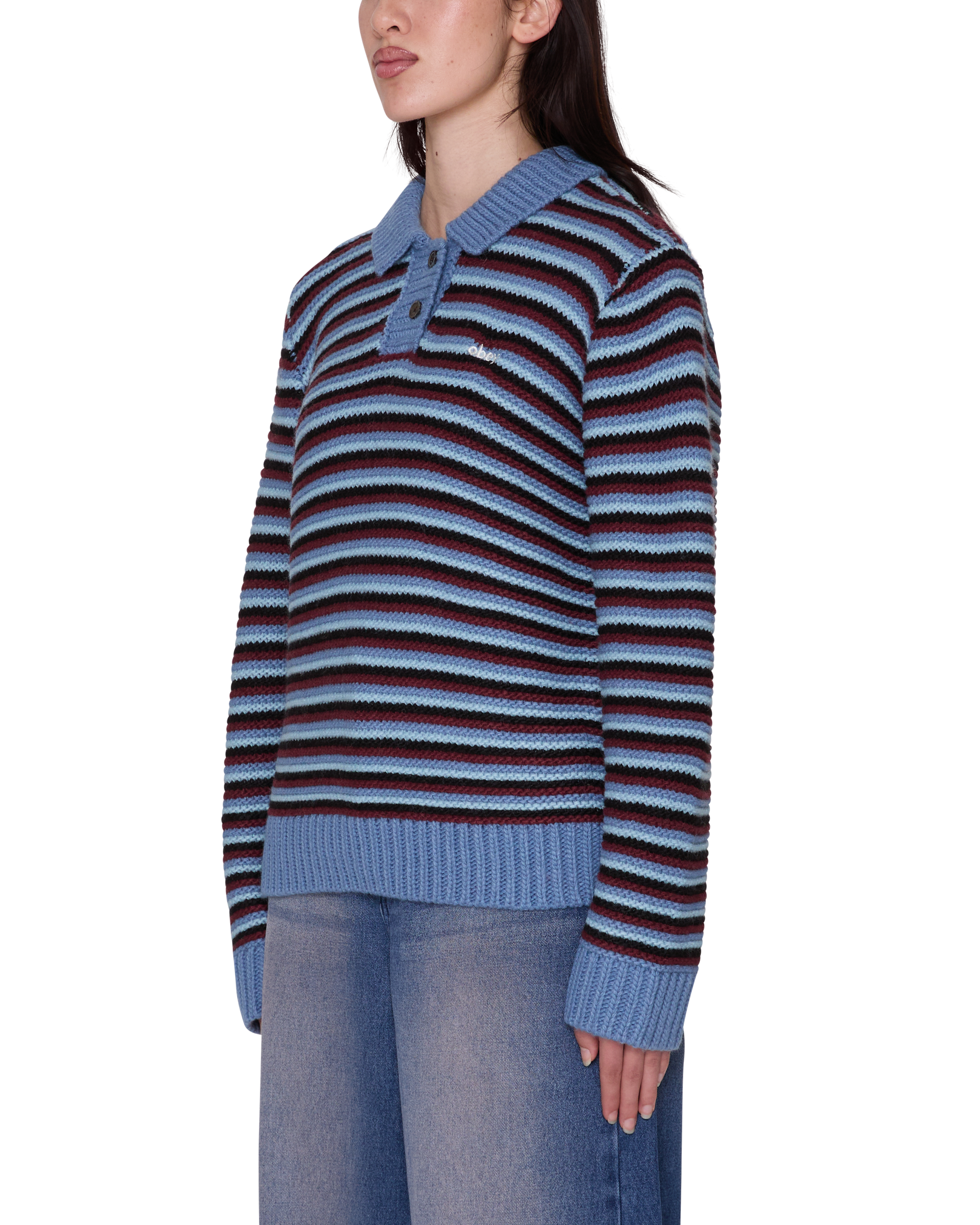 OBEY W COLETTE POLO SWEATER - vue 2