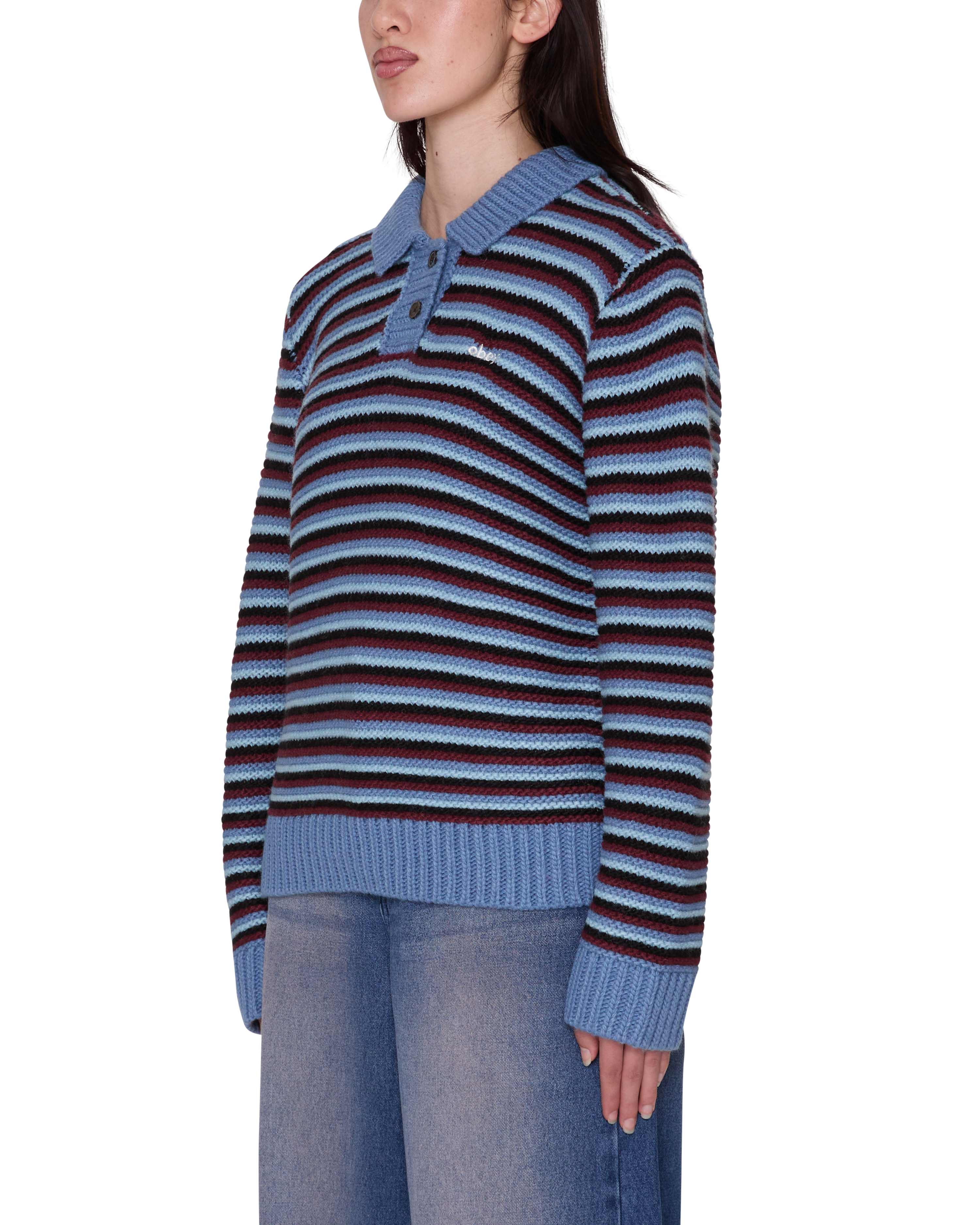 OBEY W COLETTE POLO SWEATER - vue 2