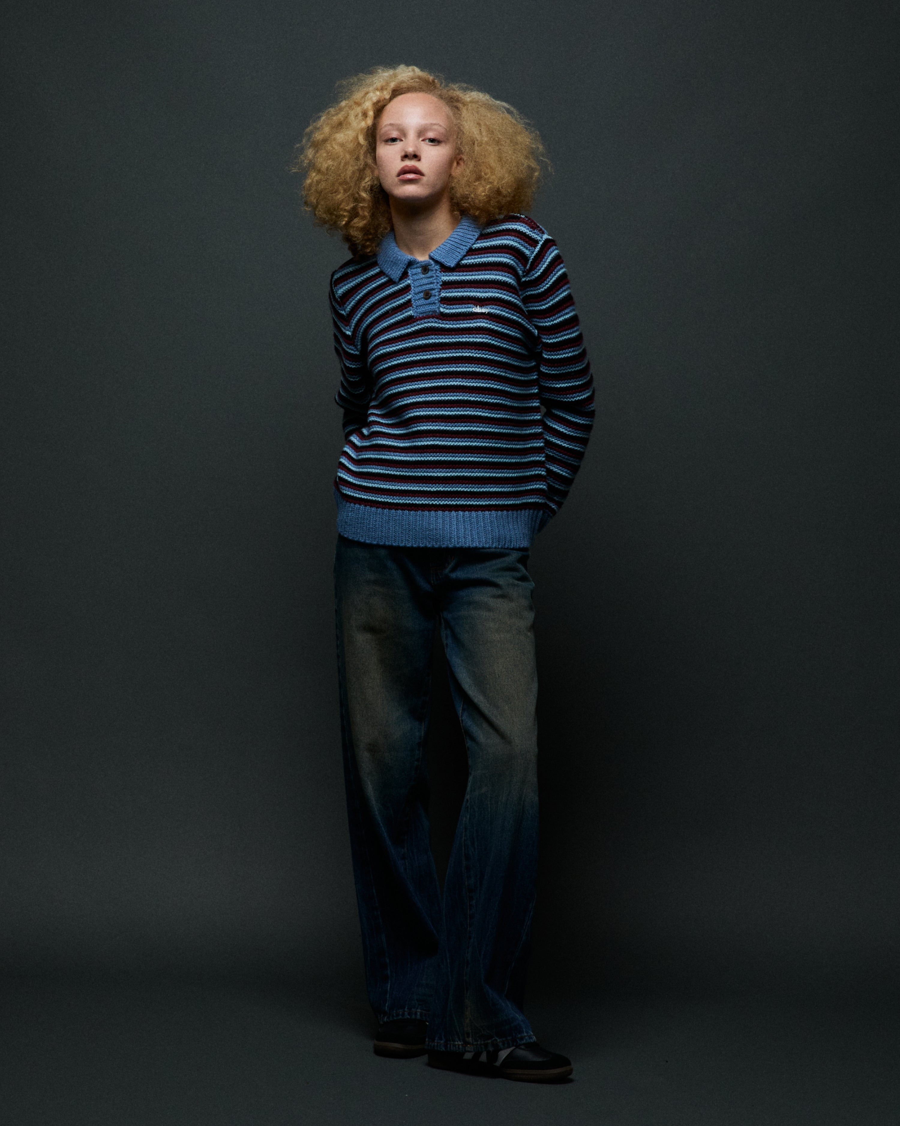 OBEY W COLETTE POLO SWEATER - vue 5