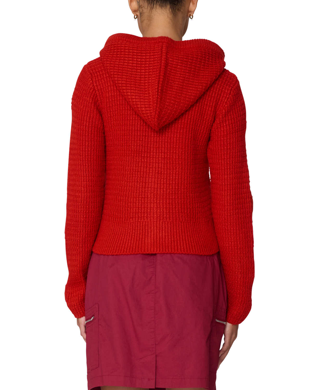 OBEY W GLENDA HOOD ZIP SWEATER