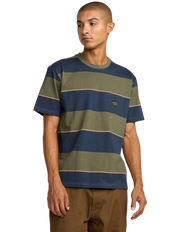 RVCA DAYSHIFT STRIPE SS