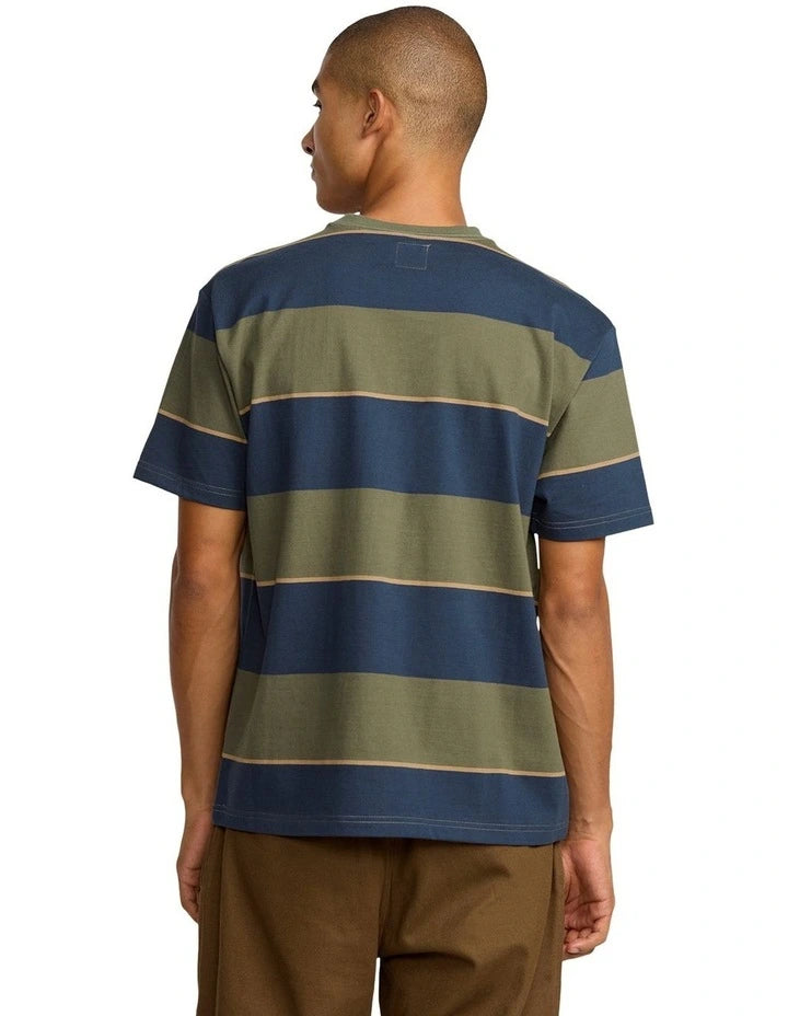 RVCA DAYSHIFT STRIPE SS 