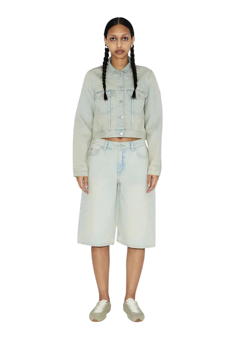 DR. DENIM W BREE SHORTS