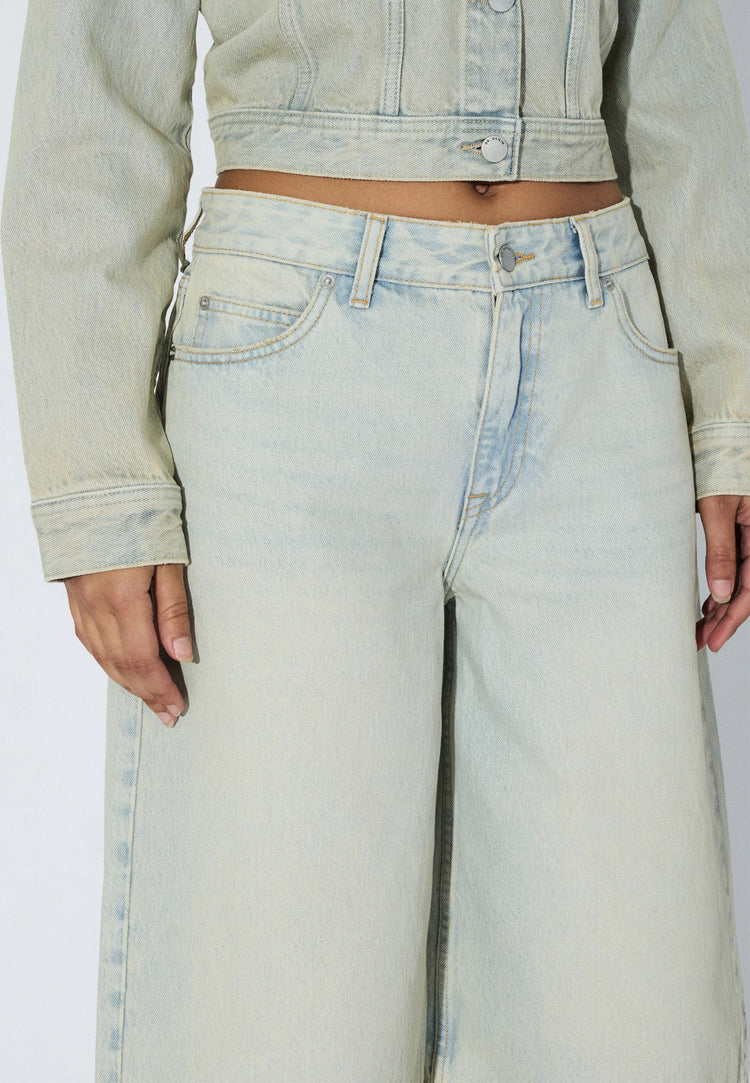 DR. DENIM W BREE SHORTS