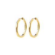 PILGRIM INNER HOOP EARRINGS plaqué or