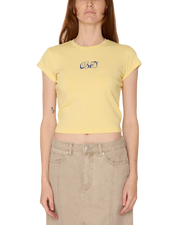 OBEY W SWIRLY SCRIPT HAYDEN T-SHIRT 
