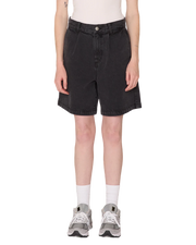 OBEY W ELI II DENIM PLEATED SHORT