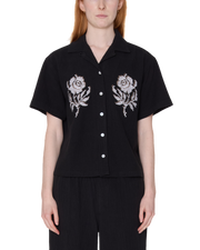OBEY W ROSES EMBELLISHED SS SHIRT