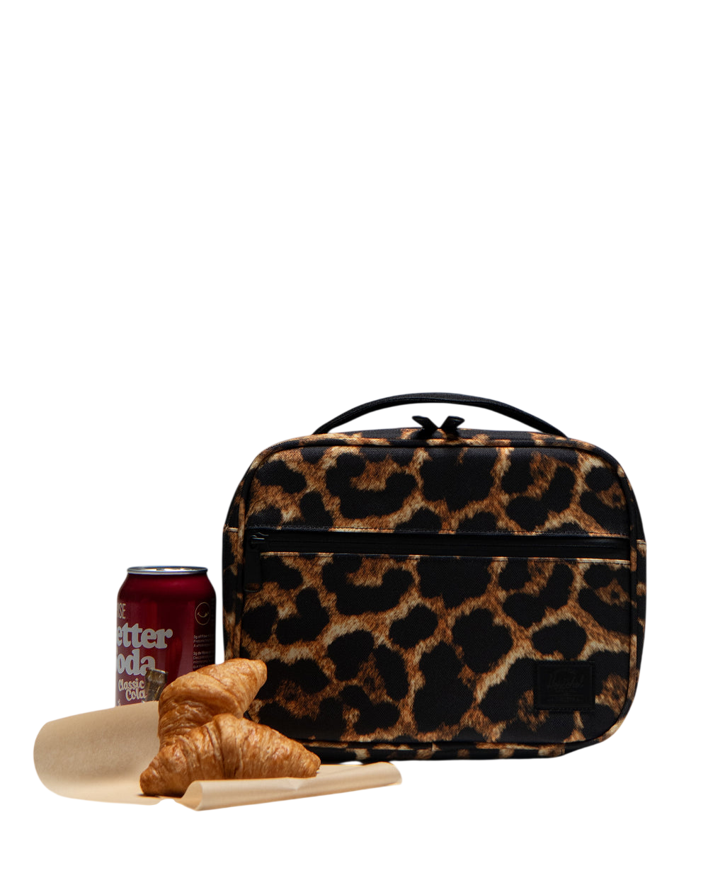 Herschel Pop Quiz Lunch Box Digi Leopard Light - flat