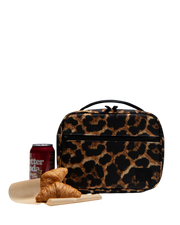 Herschel Pop Quiz Lunch Box Digi Leopard Light - flat