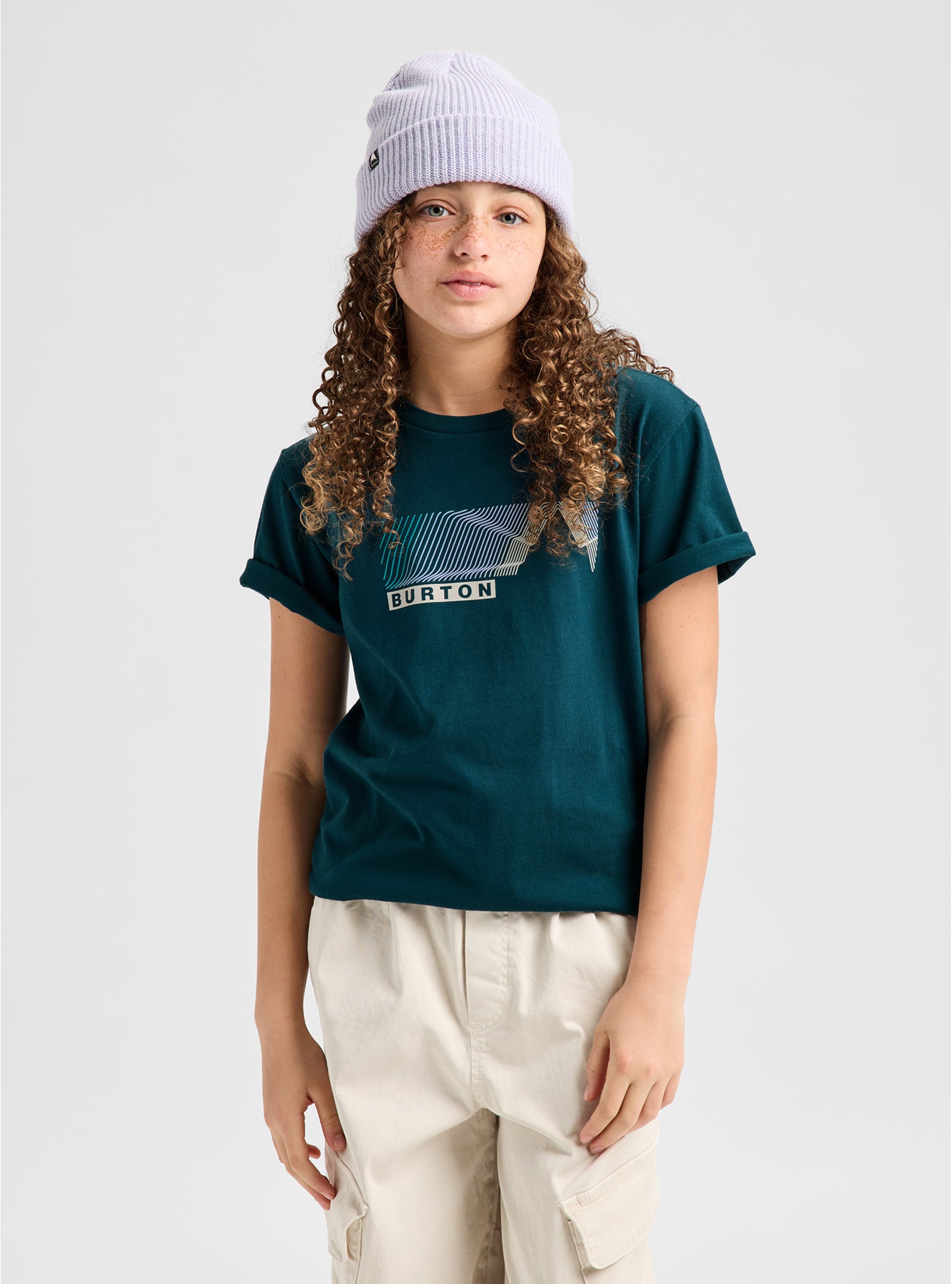 BURTON Y ELMORE SHORT SLEEVE T-SHIRT - Atlantic Teal - vue 3