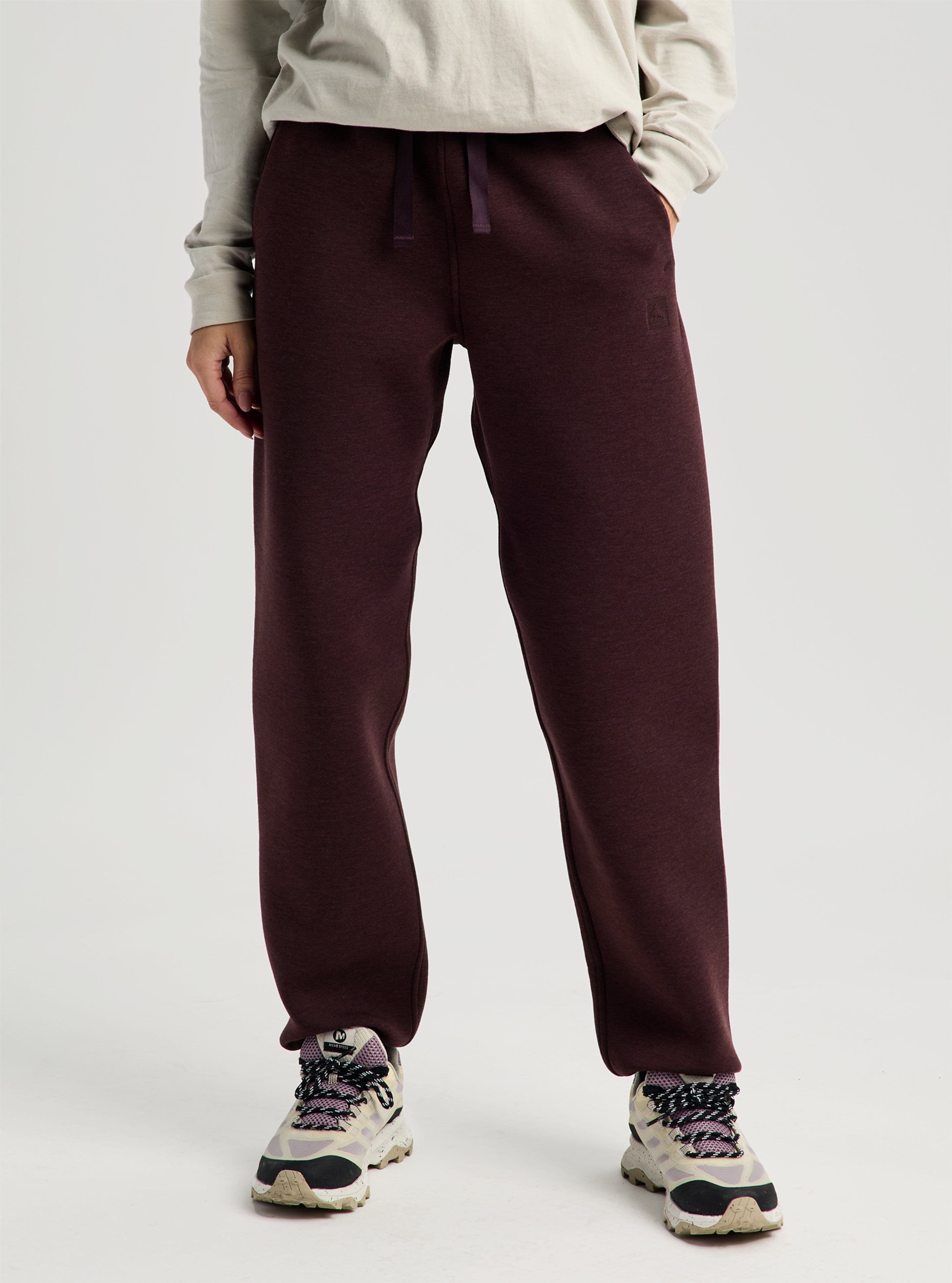 BURTON W SPACECLOUD PANTS - Bear Hug Brown Heather - vue 4