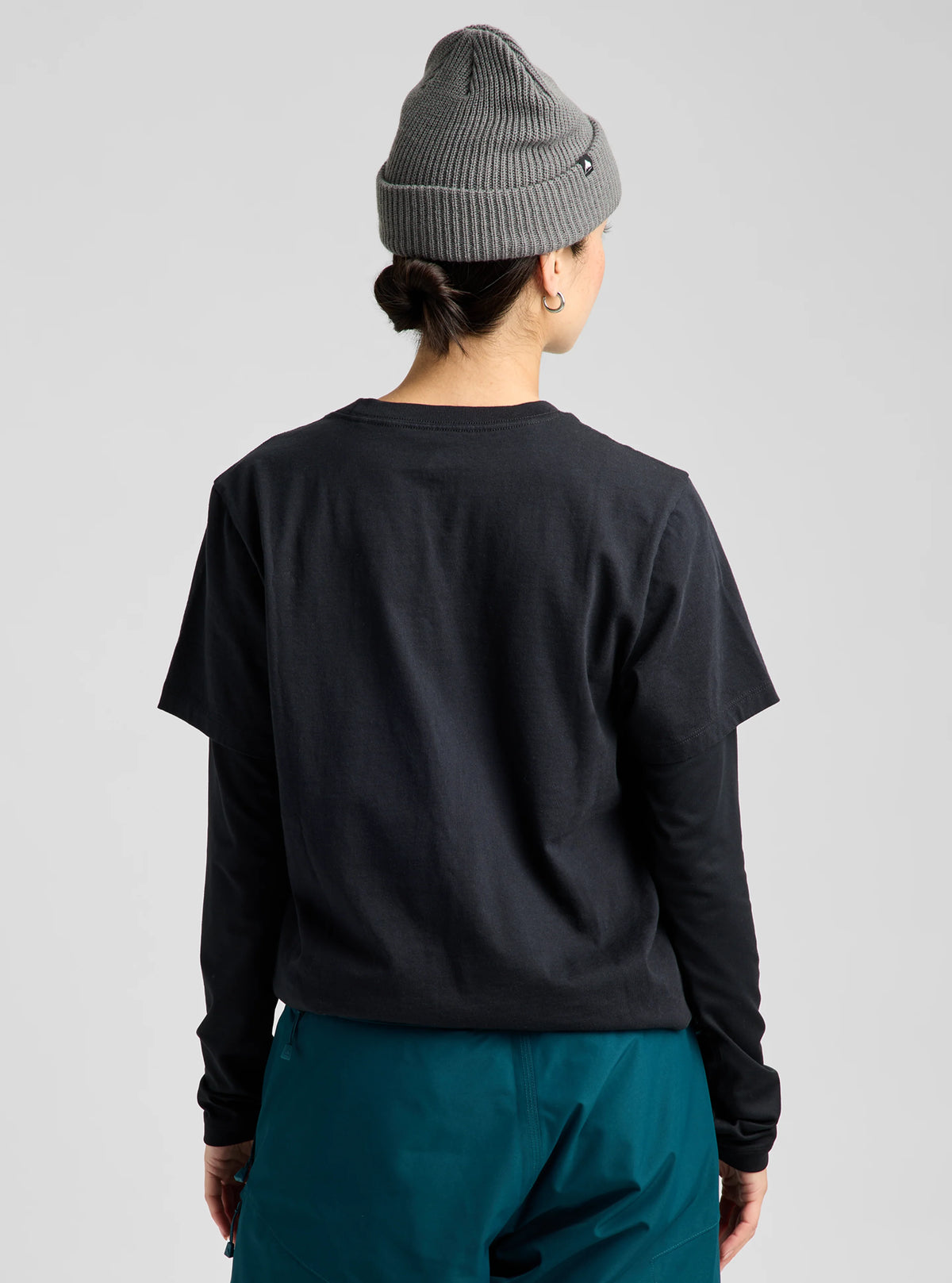 BURTON RIDER SHORT SLEEVE T-SHIRT - TRUE BLACK