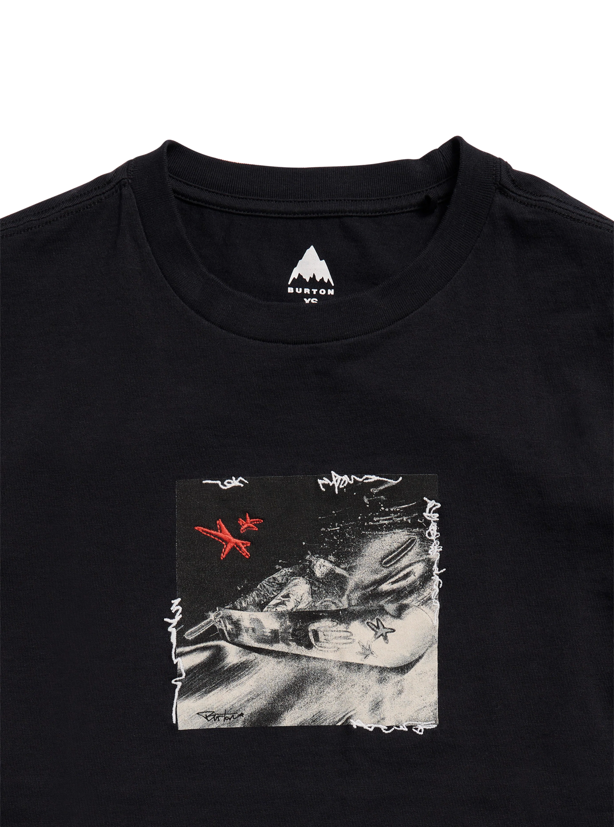 BURTON RIDER SHORT SLEEVE T-SHIRT - TRUE BLACK