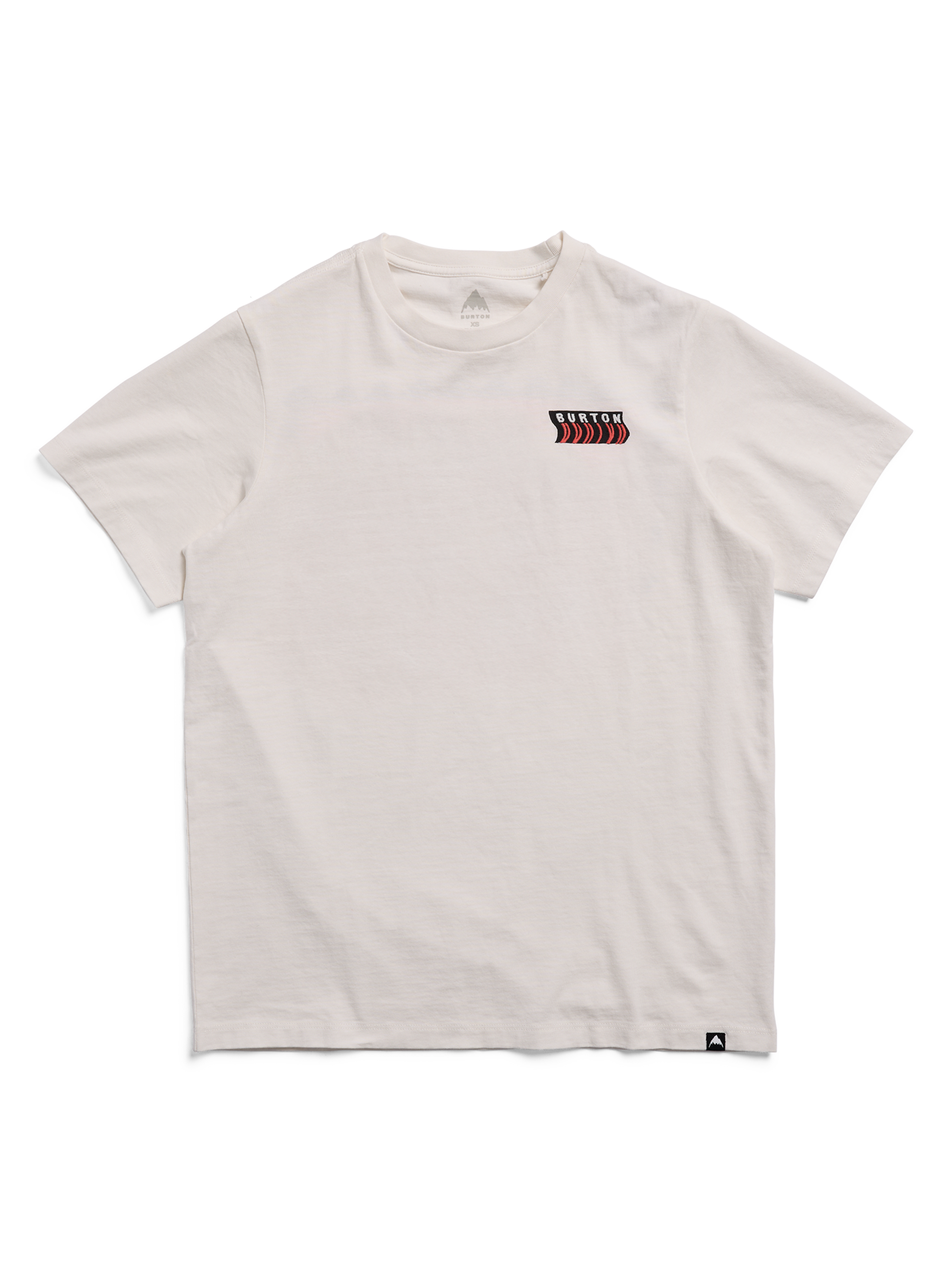 Burton Throwback Short Sleeve T-Shirt Stout White - vue principale