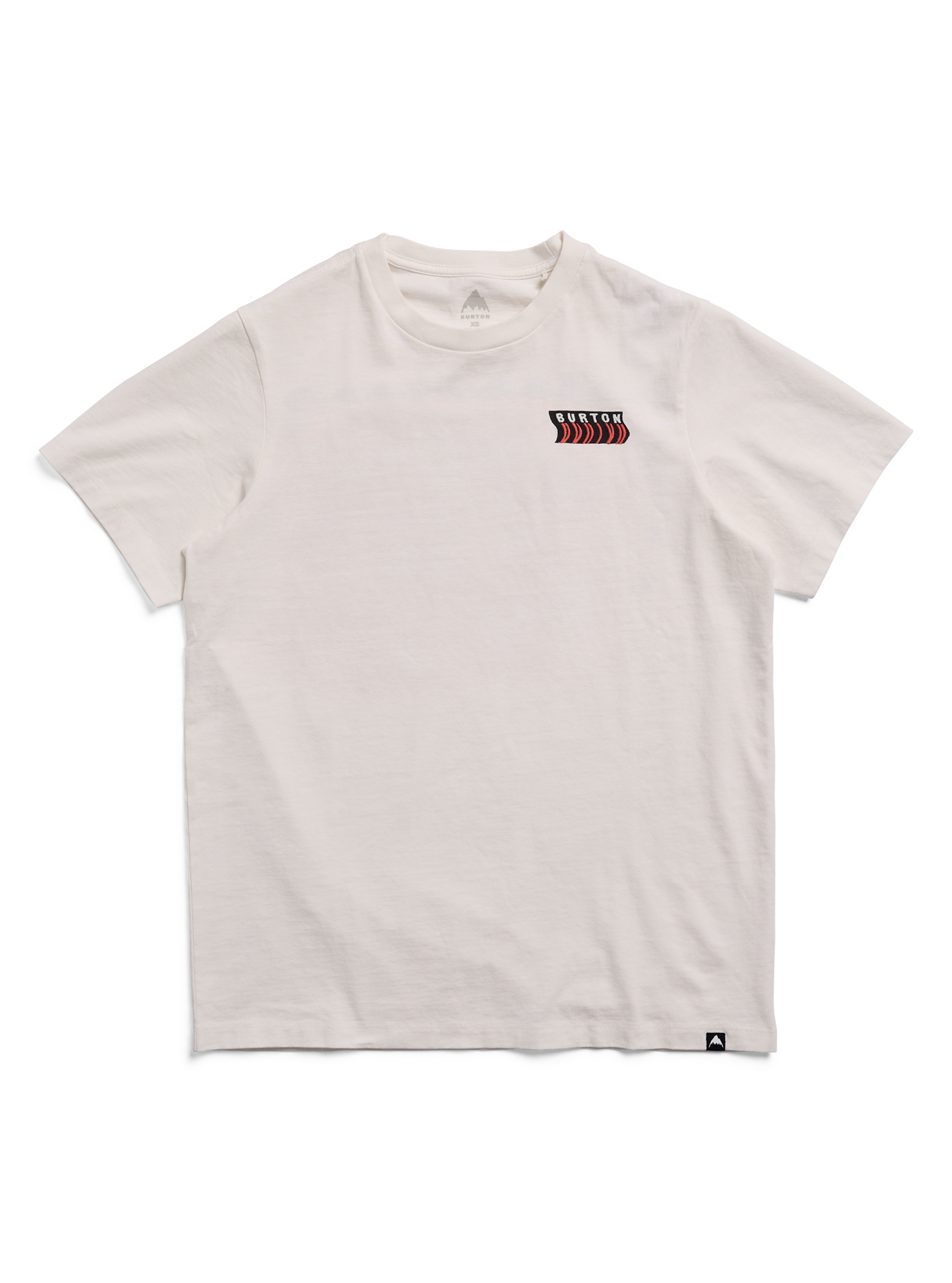 Burton Throwback Short Sleeve T-Shirt Stout White - vue principale