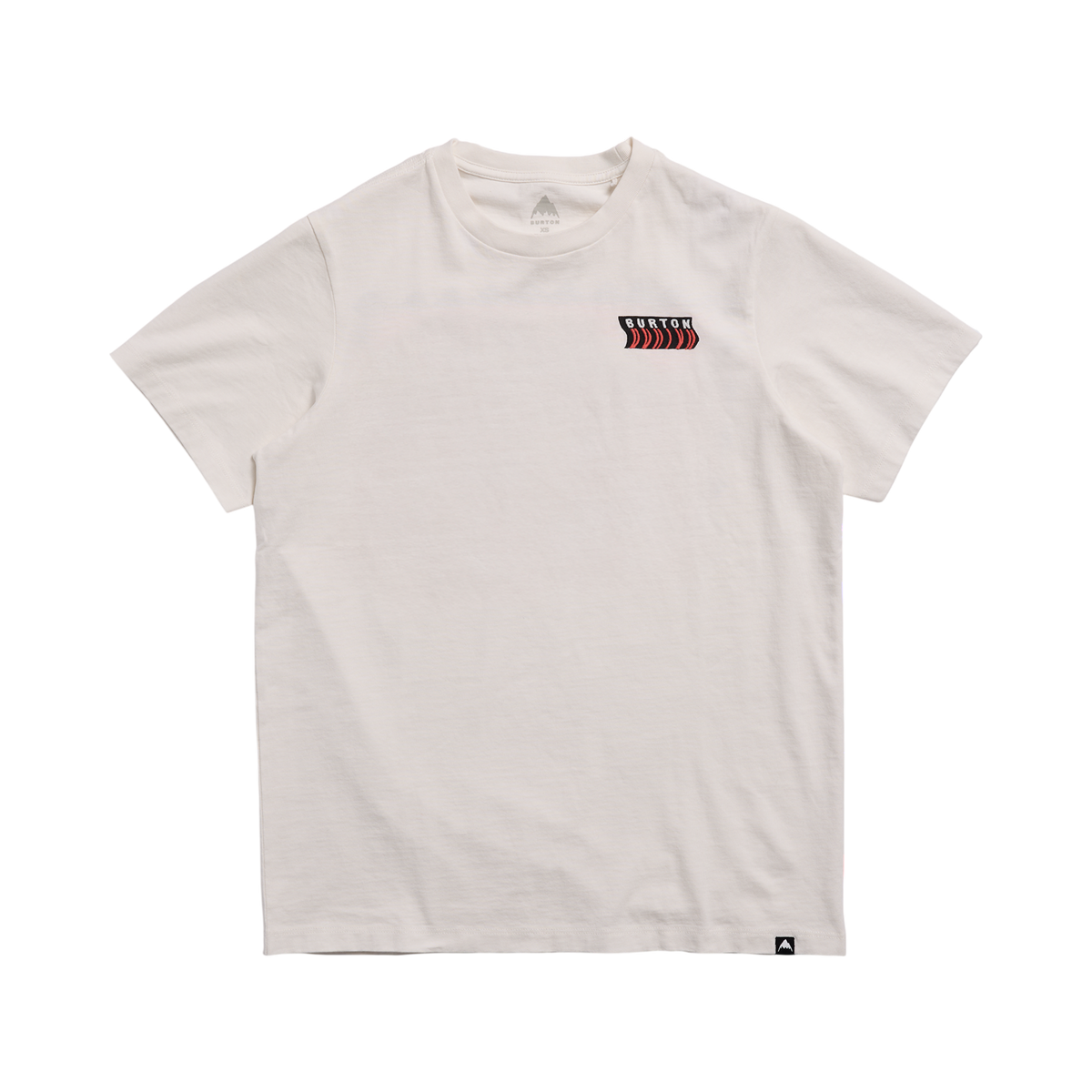 Burton Throwback Short Sleeve T-Shirt Stout White - vue principale