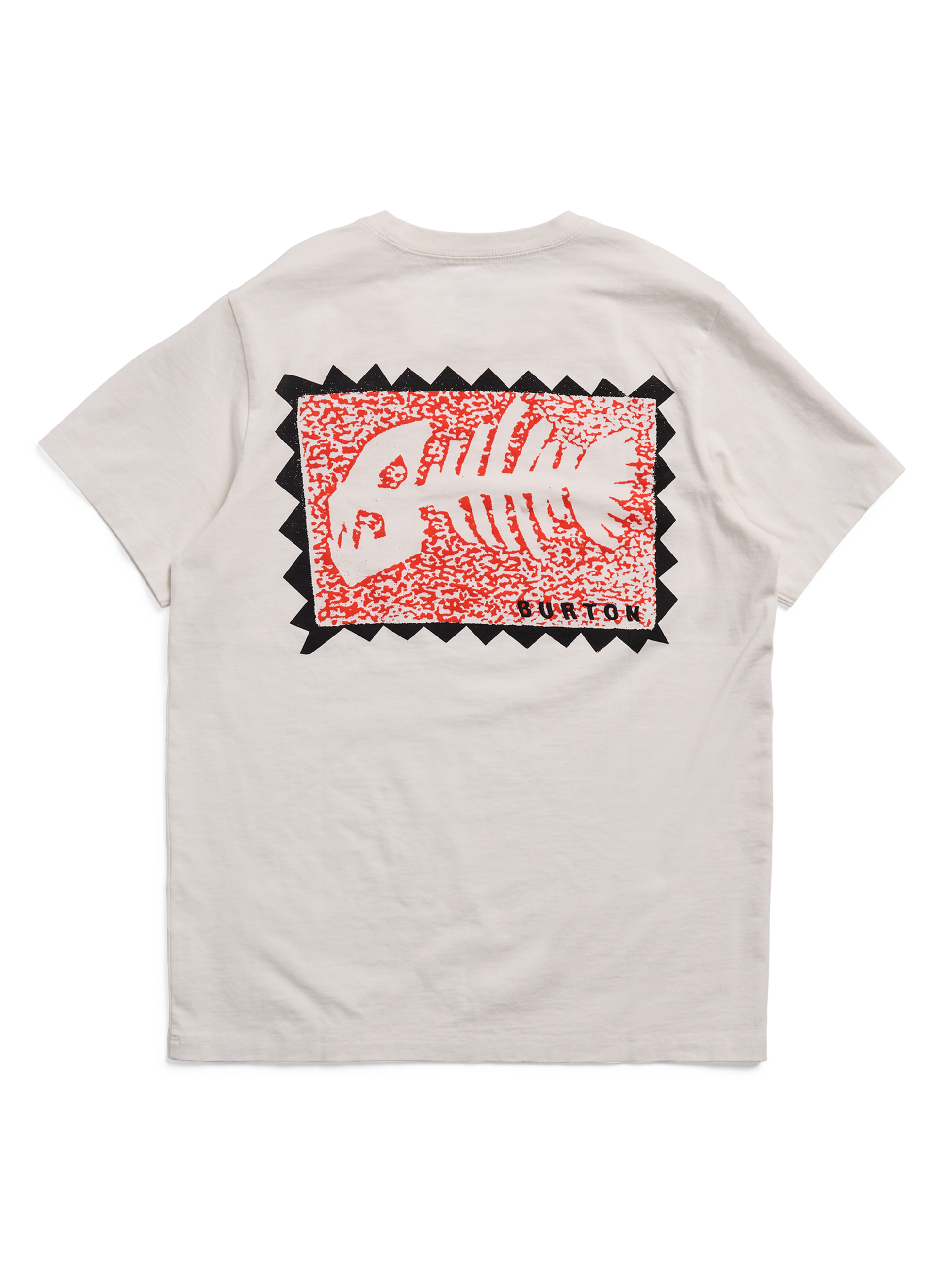 Burton Throwback Short Sleeve T-Shirt Stout White - vue 2