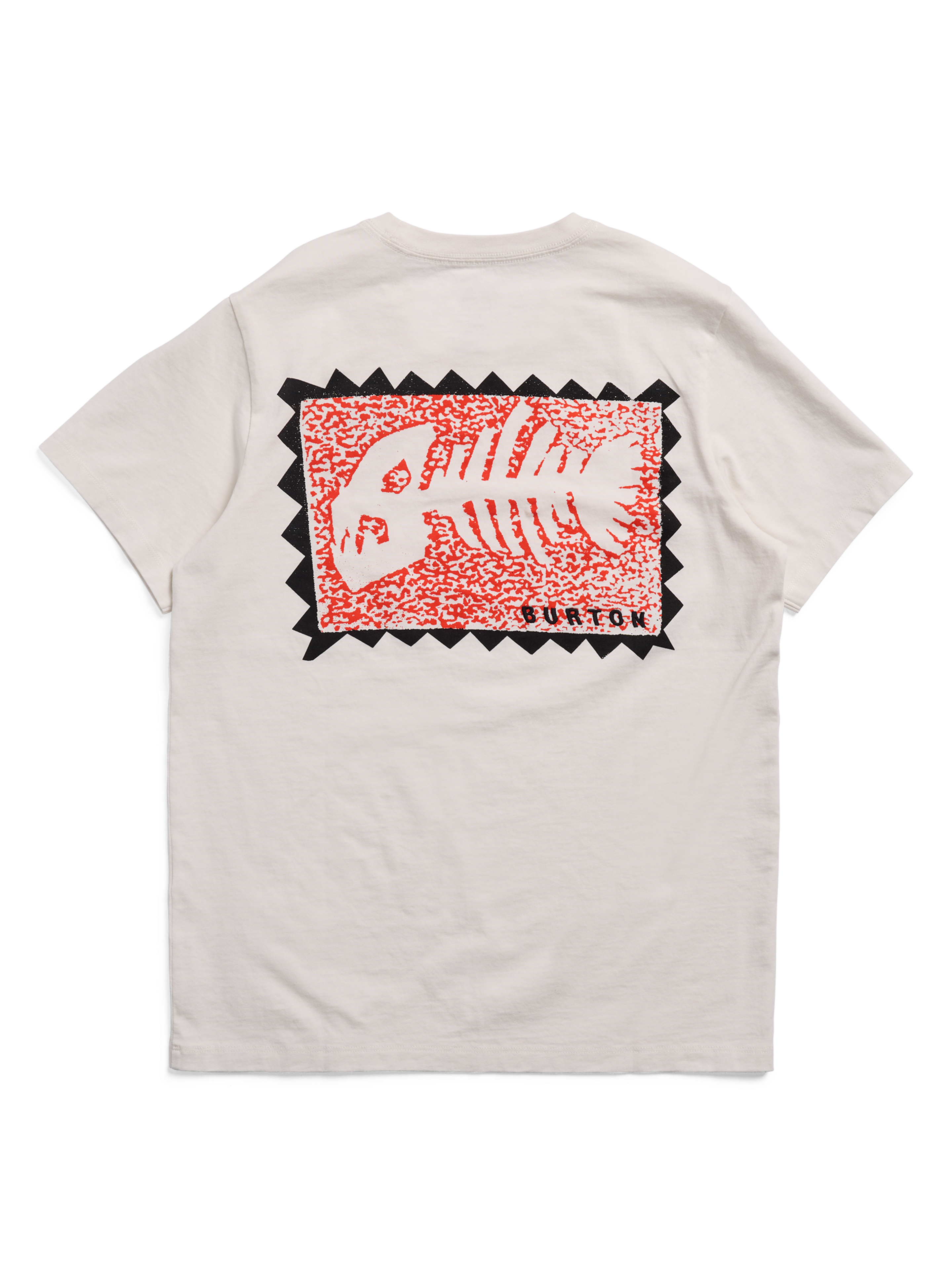 Burton Throwback Short Sleeve T-Shirt Stout White - vue 2
