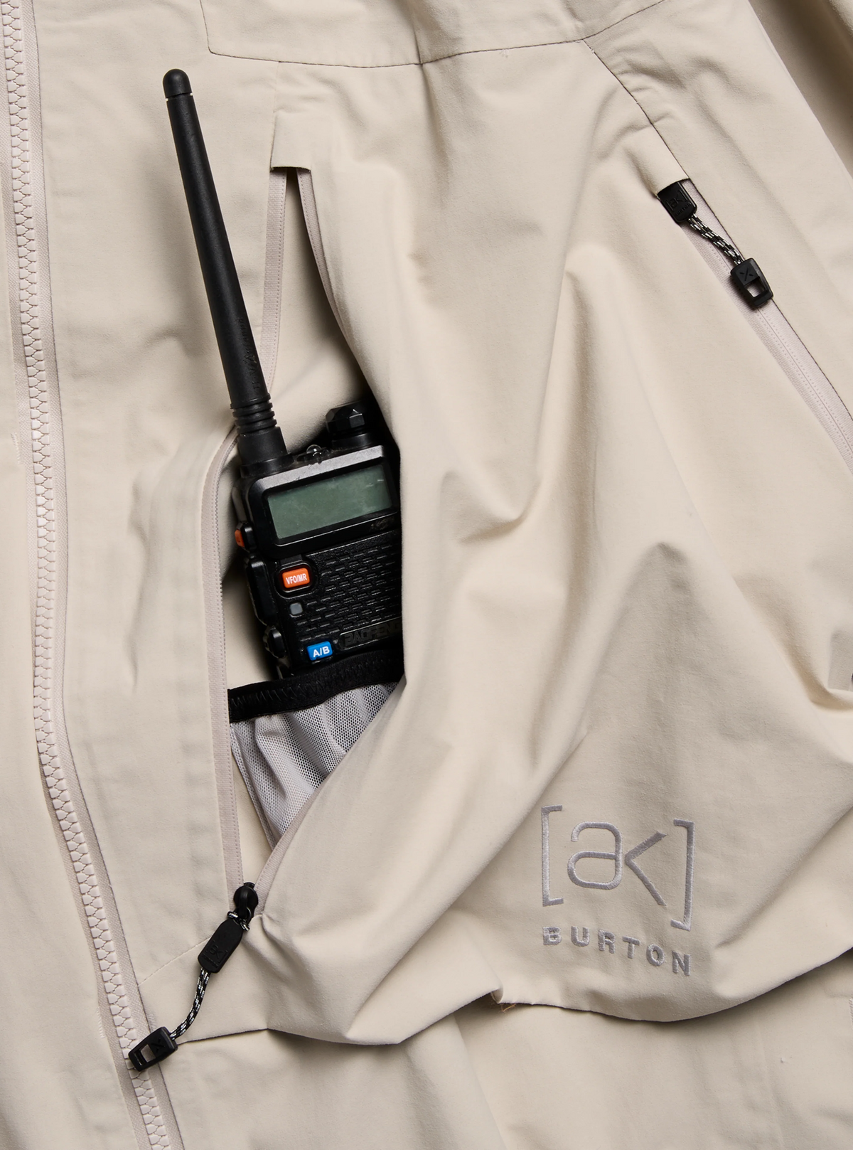 BURTON [AK] CYCLIC GORE-TEX 2L JACKET CHINCHILLA GRAY