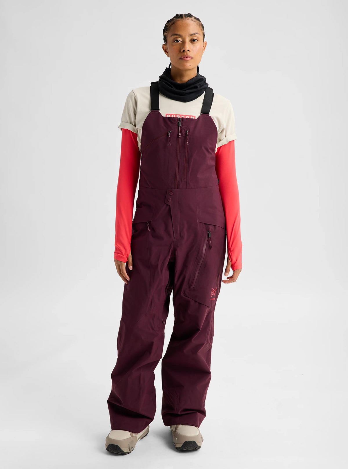 BURTON W [AK] CYCLIC GORE-TEX 2L BIB PANTS RUM RAISIN