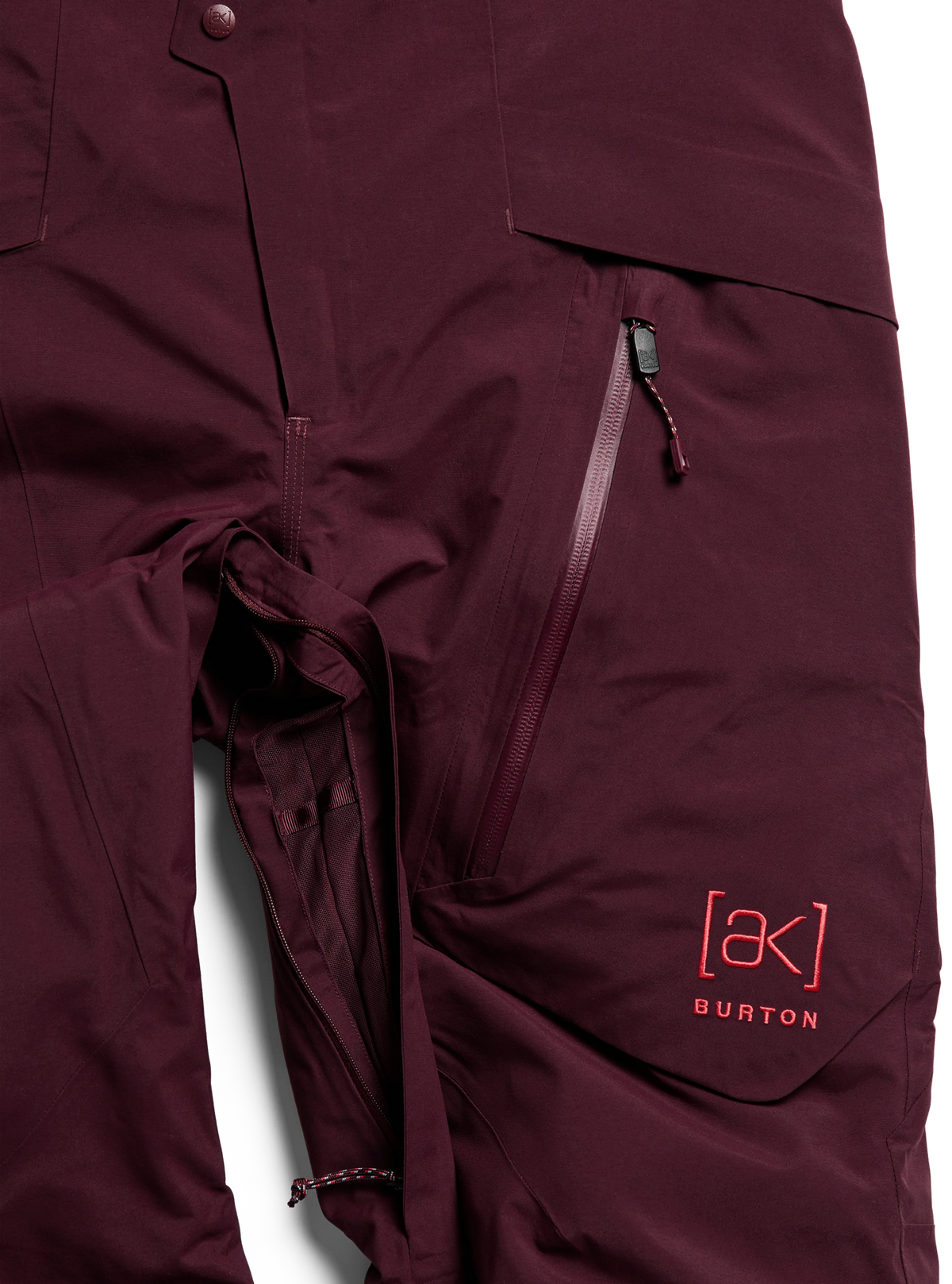 BURTON W [AK] CYCLIC GORE-TEX 2L BIB PANTS RUM RAISIN