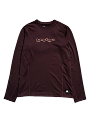 BURTON SYNTHETIC MIDWEIGHT BASE LAYER CREW BEAR HUG BROWN