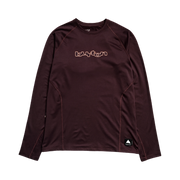 BURTON SYNTHETIC MIDWEIGHT BASE LAYER CREW BEAR HUG BROWN