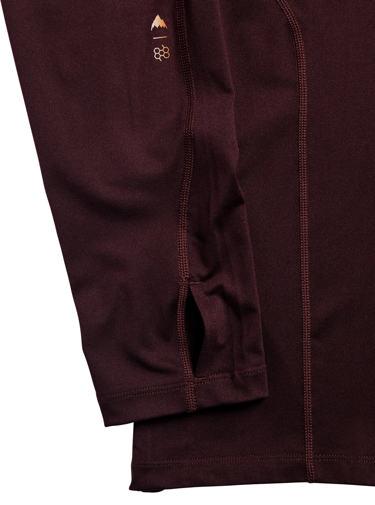 BURTON SYNTHETIC MIDWEIGHT BASE LAYER CREW BEAR HUG BROWN
