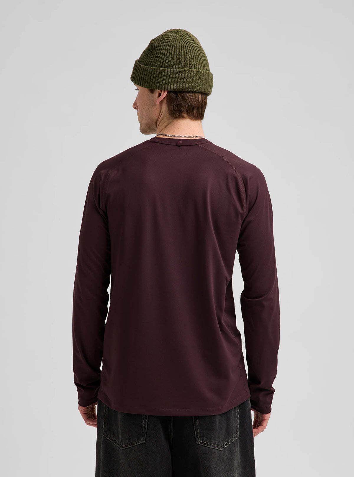 BURTON SYNTHETIC MIDWEIGHT BASE LAYER CREW BEAR HUG BROWN