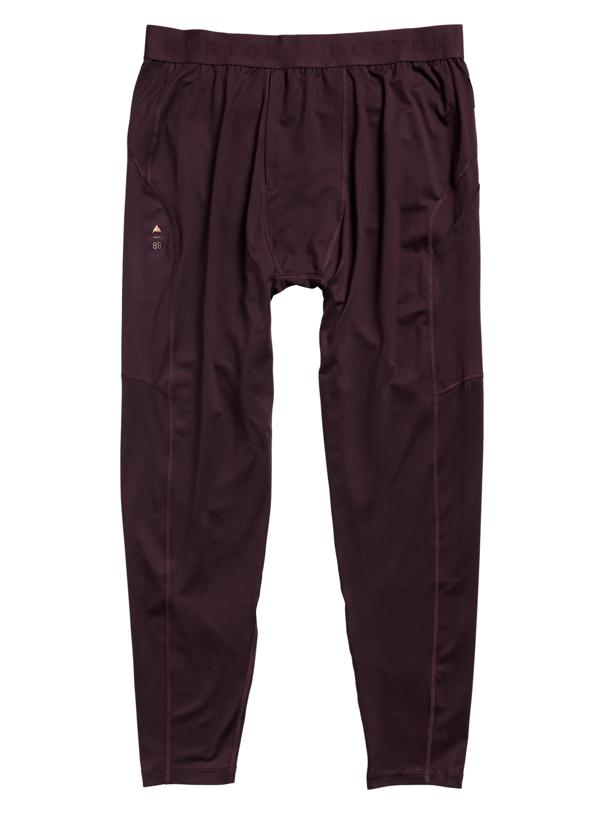 BURTON SYNTHETIC MIDWEIGHT BASE LAYER PANTS BEAR HUG BROWN