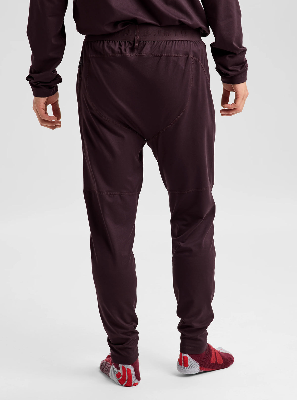 BURTON SYNTHETIC MIDWEIGHT BASE LAYER PANTS BEAR HUG BROWN