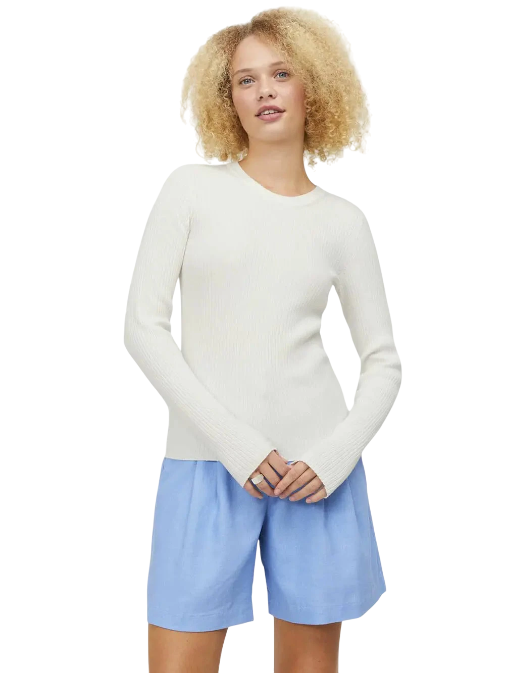 JJXX W JXJODI TIGHT CREW NECK KNIT NOOS 