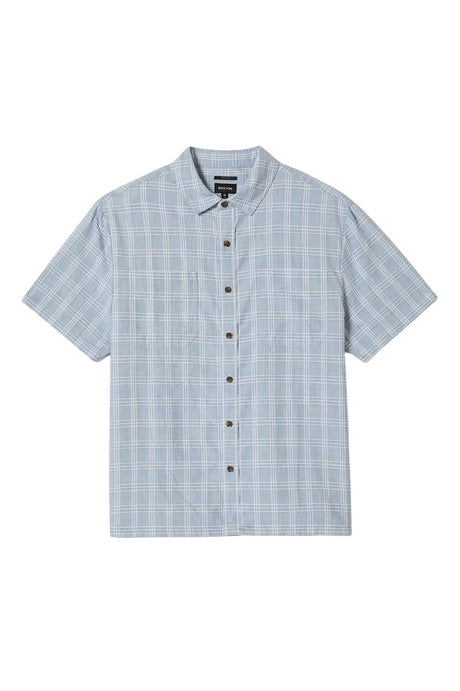 BRIXTON VINTAGE OXFORD PLAID S/S WVN 