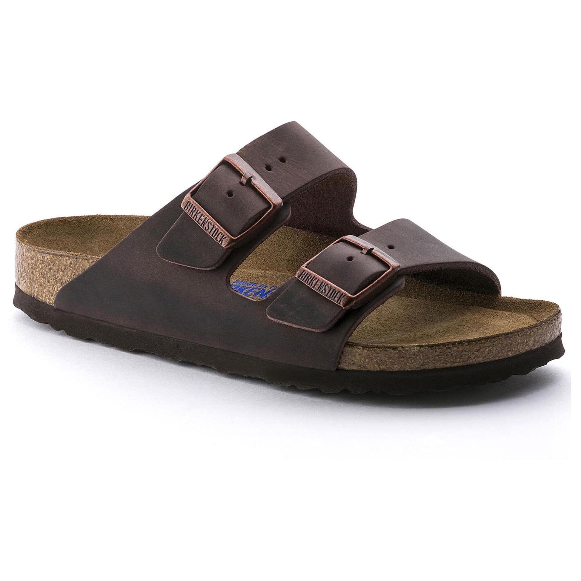 Birkenstock Arizona Soft Footbed Cuir Huilé Habana