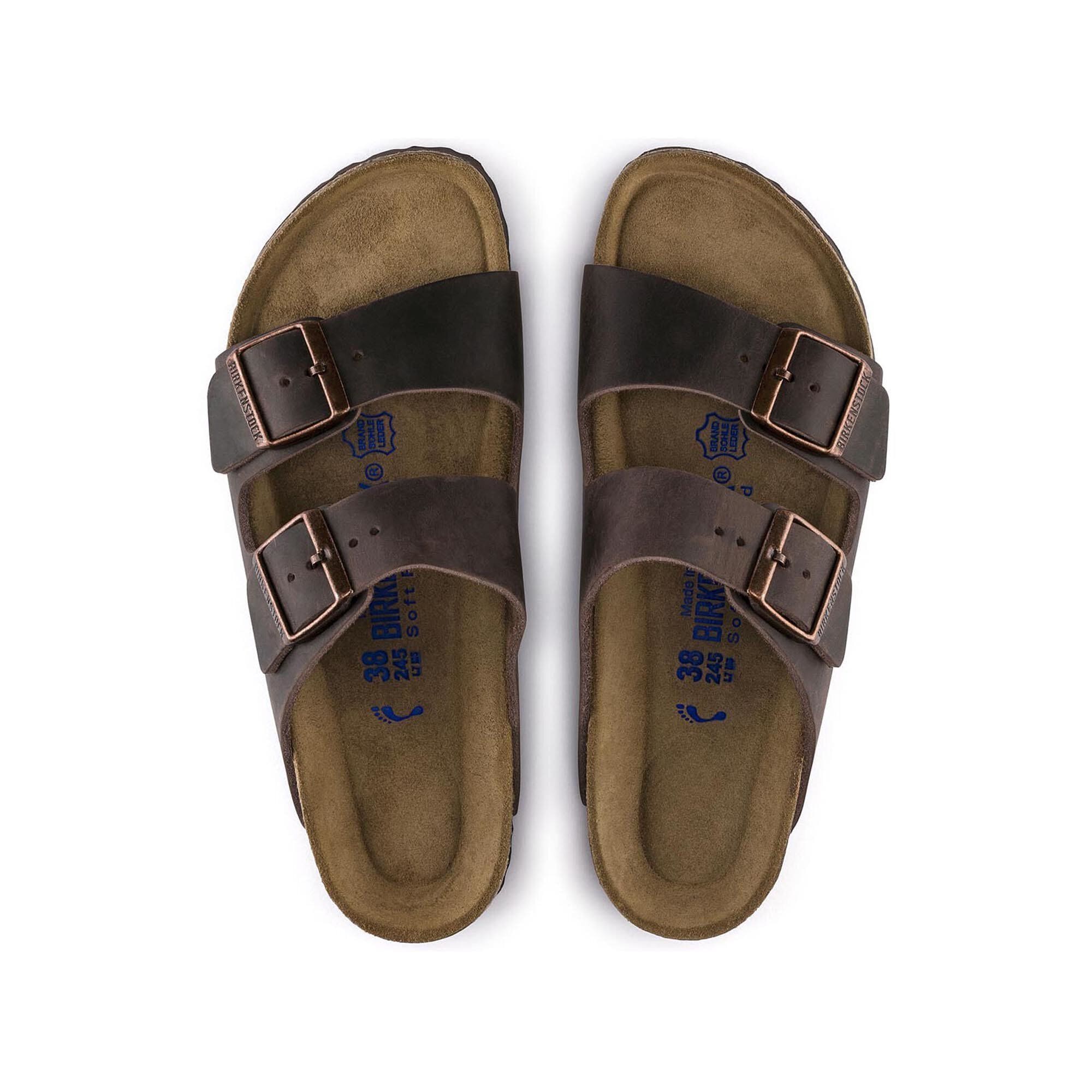 BIRKENSTOCK ARIZONA SOFT FOOTBED OILED LEATHER REGULAR