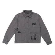 Passport Shop Rules Painters Jacket - Grey
